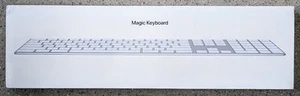 New Sealed Apple Magic Keyboard A1843 MQ052B/A Numeric Keypad British English - Picture 1 of 4