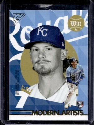 2022 Topps Gallery Bobby Witt Jr. Modern Artists RC Rookie #MA-20 Royals - Image 1 of 2