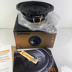 Memphis Audio PR1024 10" PR 300W Subwoofer 2 oder 4 Ohm Direkte Entlüftung Schwingspule - Bild 1 von 8
