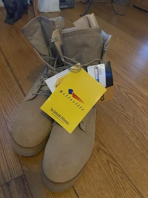 Botas Belleville Edición Militar EE. UU. Talla 12R Cordura, Forradas Coolmax, Puntera de Acero, Nuevas Foto 1 de 4