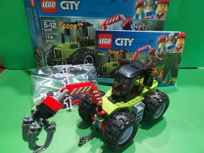 LEGO #60181 FOREST TRACTOR- COMPLETE- TRACTOR, BOX, FIGURE AND INSTRUCTION BOOK. - Image 1 of 4