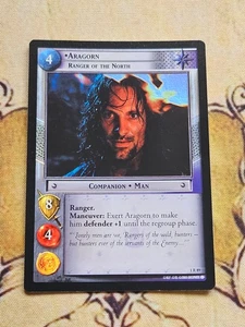 LOTR TCG *Foil* Fellowship Aragorn, Ranger Of The North 1R89 - Picture 1 of 2