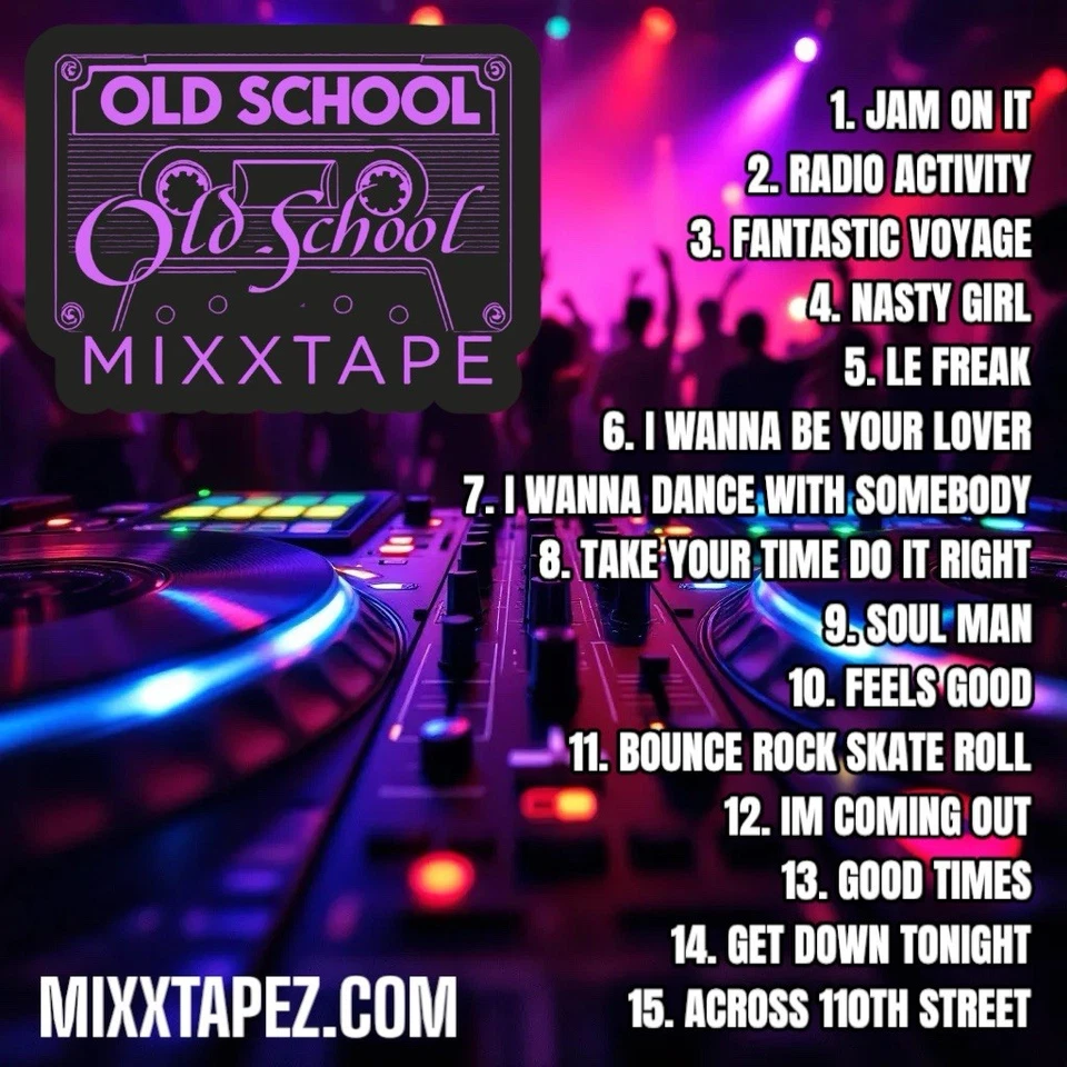 old school mix cd 80s music various artist party dj freestyle and more - Image 1 of 1