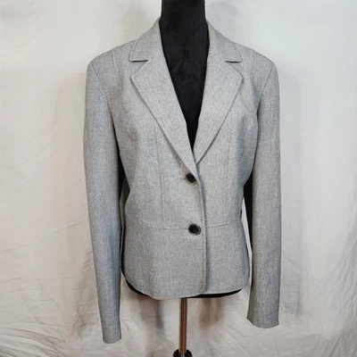 Blazer KASPER Talla 14 Peso Pesado Sencillo Pecho 2 Botones Negocios Oficina Foto 1 de 4