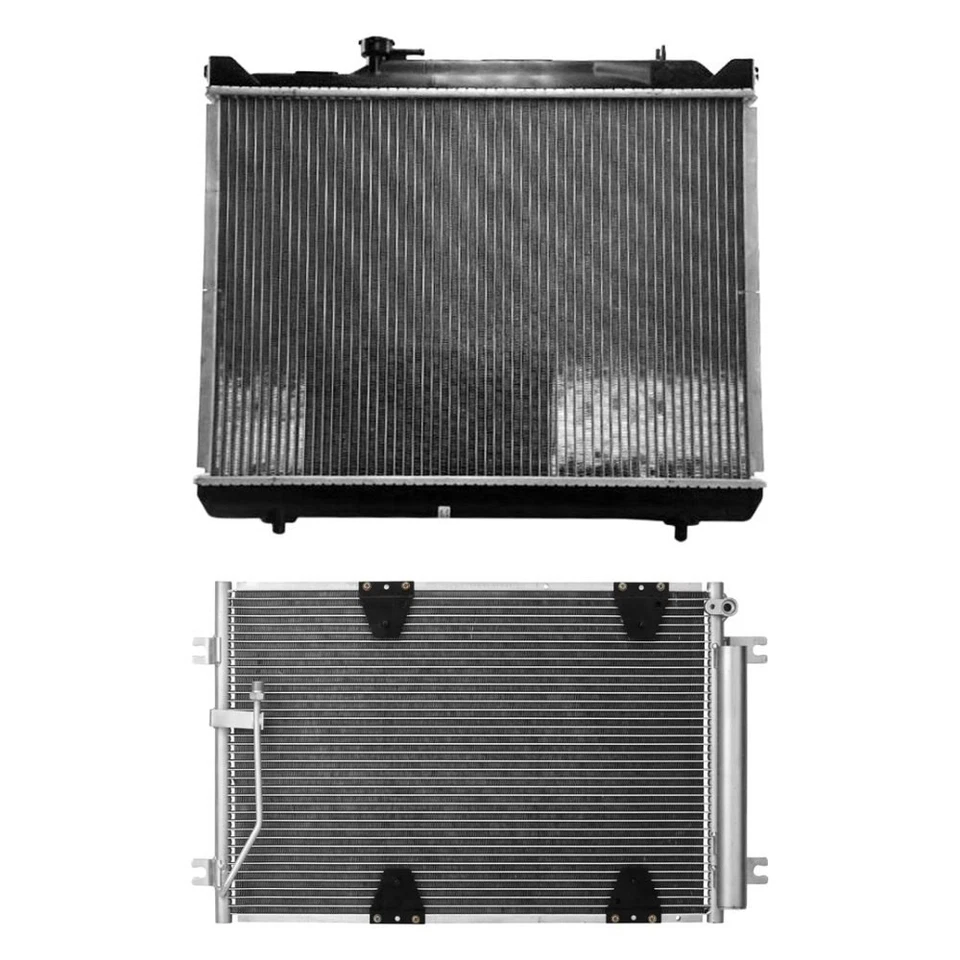 Kit de radiador y condensador de refrigeración de alcance para Suzuki Grand Vitara 2001-2005 Foto 1 de 2