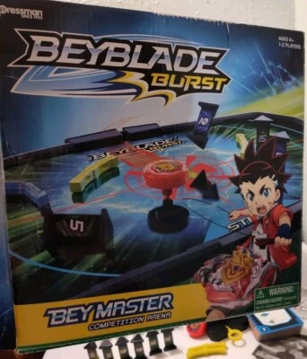Beyblade Burst Bey Master Competition Arena Game          Open Box 100% Complete - Image 1 of 4