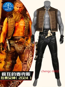 2024 Film Mad Max Furiosa Max Cosplay Kostüm Männer Weste Hose Set Halloween Requisite - Bild 1 von 18