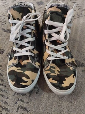 Beverly Hills поло клуб высоты топы женщин 10 Converse стиль камуфляж и Sharpa с подкладкой - Изображение 1 из 4