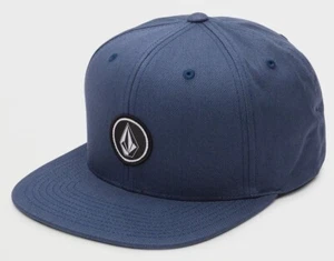 Volcom Mens Full Stone Blue Adjustable The Authentic Snapback Hat Cap - Picture 1 of 2