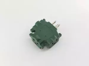 Adaptador divisor de 3 vías VERDE tres clavijas tierra triple grifo toma de pared - Imagen 1 de 2