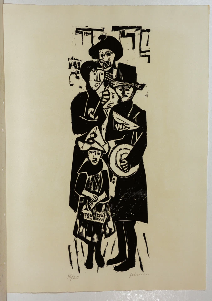 Willem Grimm / Holzschnitt / Rumpelpötte / handsigniert/ nur 20 Exemplare/ 2 - Bild 1 von 2