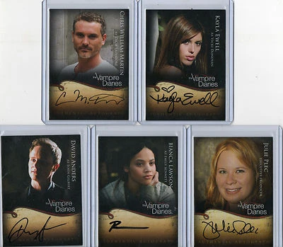 The Vampire Diaries Autograph & Wardrobe Card Selection NM Cryptozoic - Image 1 of 4