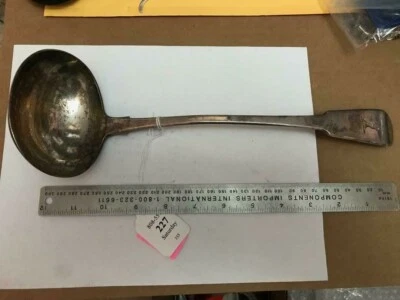 Английский КОВШ ДЛЯ СУПА GEORGE III Sterling Уолтер Бринд, 1786 - Изображение 1 из 4