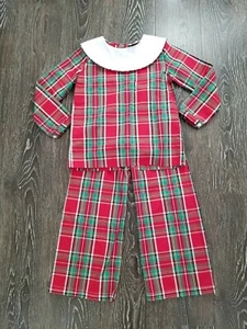 New with tag Cecil And Lou Smocked Threads Size 6 Christmas pj pajamas set - Picture 1 of 2