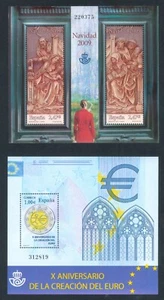 ESPAÑA 2009 - 2 HOJAS BLOQUE - EDIFIL 4496** - 4522** - MNH - Imagen 1 de 3
