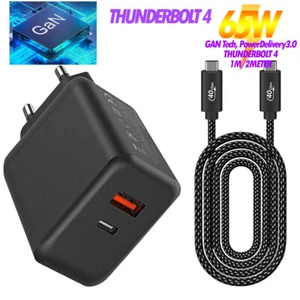 Für Samsung Galaxy Book Pro 65W Usb C Netzteil Ladegerät Thunderbolt 4 Kabel - Bild 1 von 15