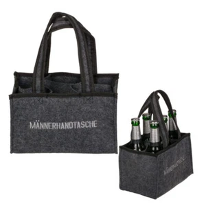 Bolso de mano de hombre cerveza artículo de broma portacervezas idea de regalo hombre portabotellas - Imagen 1 de 1