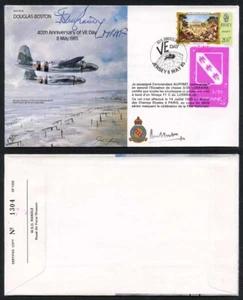 B34c Douglas Boston 40th Anniv of VE Day Signed by Sir John Grandy (E) - Picture 1 of 1