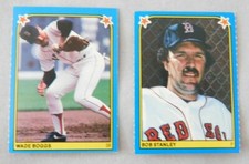 1983 Fleer Star Stickers Boston Red Sox Baseball Card Pick one