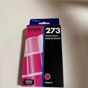 Epson 273 Magenta Ink Cartridge Expression Series T273320 NIB Sealed OEM  - Picture 1 of 5