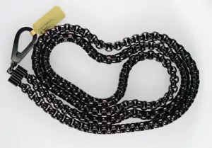Bomberg Uhrenkette Schwarz Edelstahl PVD Chain1008-01L NOS - Picture 1 of 2
