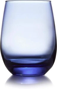 Libbey 231L stiellose Weingläser, Tidal Blue, 15,25 Unzen, 12er Set - Bild 1 von 1