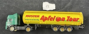 werbetrucks 1:87, Huster Getränke, Tanker, LKW, Sondermodell, Apfel, Sehr Selten - Bild 1 von 1
