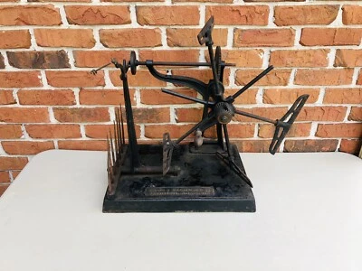 Antique Rare Brown and Sharpe Yarn Winder Industrial Textiles Cast Iron - Image 1 of 4