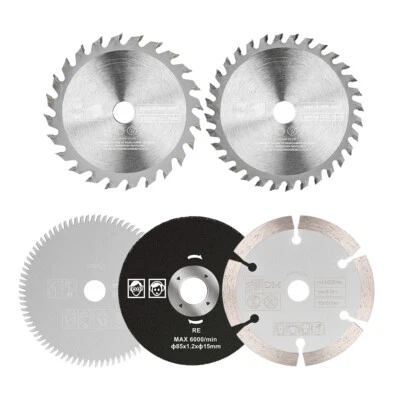 85mm Kreissägeblatt Set TCT Diamant Sägeblätter 10/15mm für Holz Schneidscheibe - Bild 1 von 4