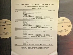 RADIO SHOW: STAR TRAK 1/20/86 KOOL & GANG PROFILE  w/7 HIT TUNES & INTERVIEWS - Picture 1 of 1