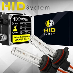 8000K HID XENON 9005/HB3 HIGH BEAM HEAD LIGHTS BULBS CONVERSION KIT W/BALLAST - Picture 1 of 12