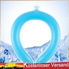 Cool Neck Ring Portable Neck Cold Ice Pack for Summer Heat (Blue)