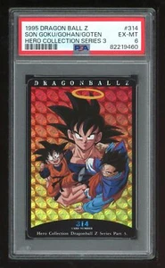 Dragon Ball Z Hero Collection 3 314 Gohan Goten Son Goku 1995 PSA 6 82219460 - Picture 1 of 2