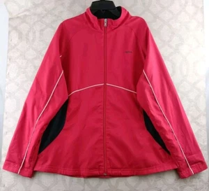 Reebok Windbreaker Jacket Mens Extra Large Red Full Zip - Picture 1 of 8