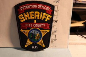 police patch PITT COUNTY SHERIFF NORTH CAROLINA DETENTION OFFICER - Picture 1 of 1