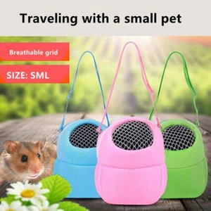 Warm Travel Small Animal Carry Pouch Guinea Pig Carrier Bag Hamster - Picture 1 of 15
