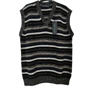 Scott Officer Vest XL Made In Scotland Pure Wool Silk Pull Over Cardigan Gillet - Picture 1 of 12