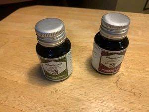 Rohrer & Klingner Purple and Green Fountain Pen Ink - 2 Bottles Made in Germany - Picture 1 of 4