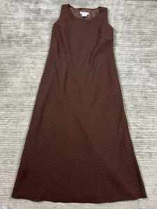 Plaza South Dress Womens 6 Brown Sleeveless Lined Polyester - Picture 1 of 13