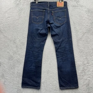 Levis 527 Jeans Mens 33x30 Faded Distressed Cowboy Bootcut Jeans Rancher - Picture 1 of 8