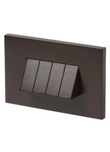 Painted Antique Bronze LED Step Light from the LED Step Lighting Collection - Picture 1 of 1