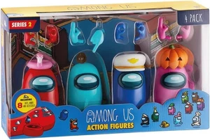 Among Us Series 2 Action Figures 4 Pack Figures & Accessories - Picture 1 of 6