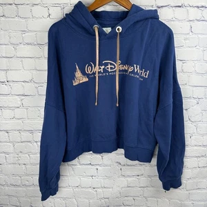 Sudadera con Capucha Recortada 50 Aniversario Walt Disney World Azul Oro Rosa XL - Imagen 1 de 10