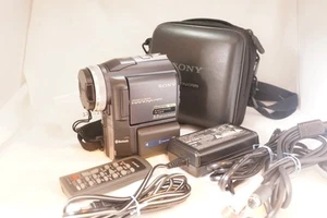 Used Near Mint Sony Handycam DCR-PC300 Mini DV Camcorder Nightshot W/Case - Picture 1 of 12