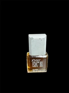Vintage Jovan Musk For Men Evening Edition Splash Cologne .85 Fl Oz, Silver Cap - Picture 1 of 4