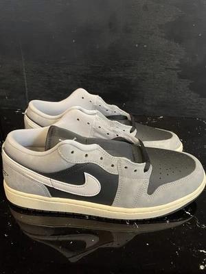 Nike Air Jordan 1 Low SE Gris Claro Humo Negro Vela HQ2010-012 Para hombres Talla 10 Foto 1 de 4