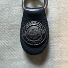 Harley Davidson Leather Chain Vest Extenders Logo Snap Button Vintage Set of 2