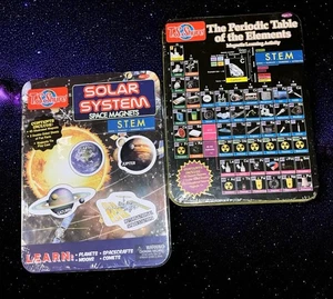 T.S. Shure The Periodic Table Of Elements & Space Science Educational Magnets - Picture 1 of 11