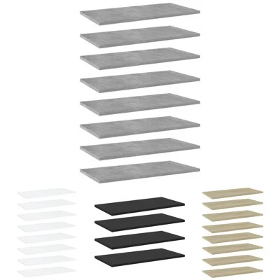 4/8x Bookshelf Boards Engineered Wood Display Shelf Multi Colours/Sizes vidaXL - image 1 of 4