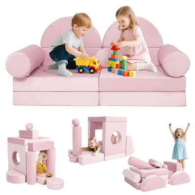 13 шт. детский модульный игровой диван диван-кровать для игровой комнаты, трансформируемый диван - Изображение 1 из 4